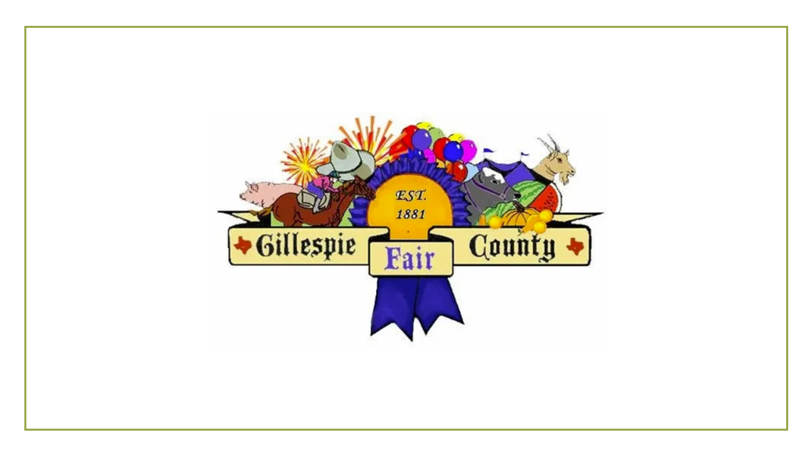 Gillespie County Fair Association logo