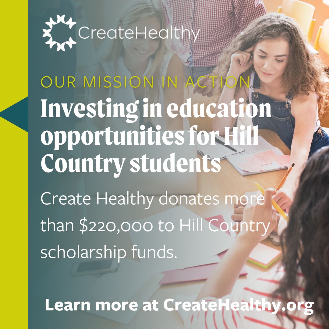 Create Healthy donates over $200,000 to Hill Country scholarship programs