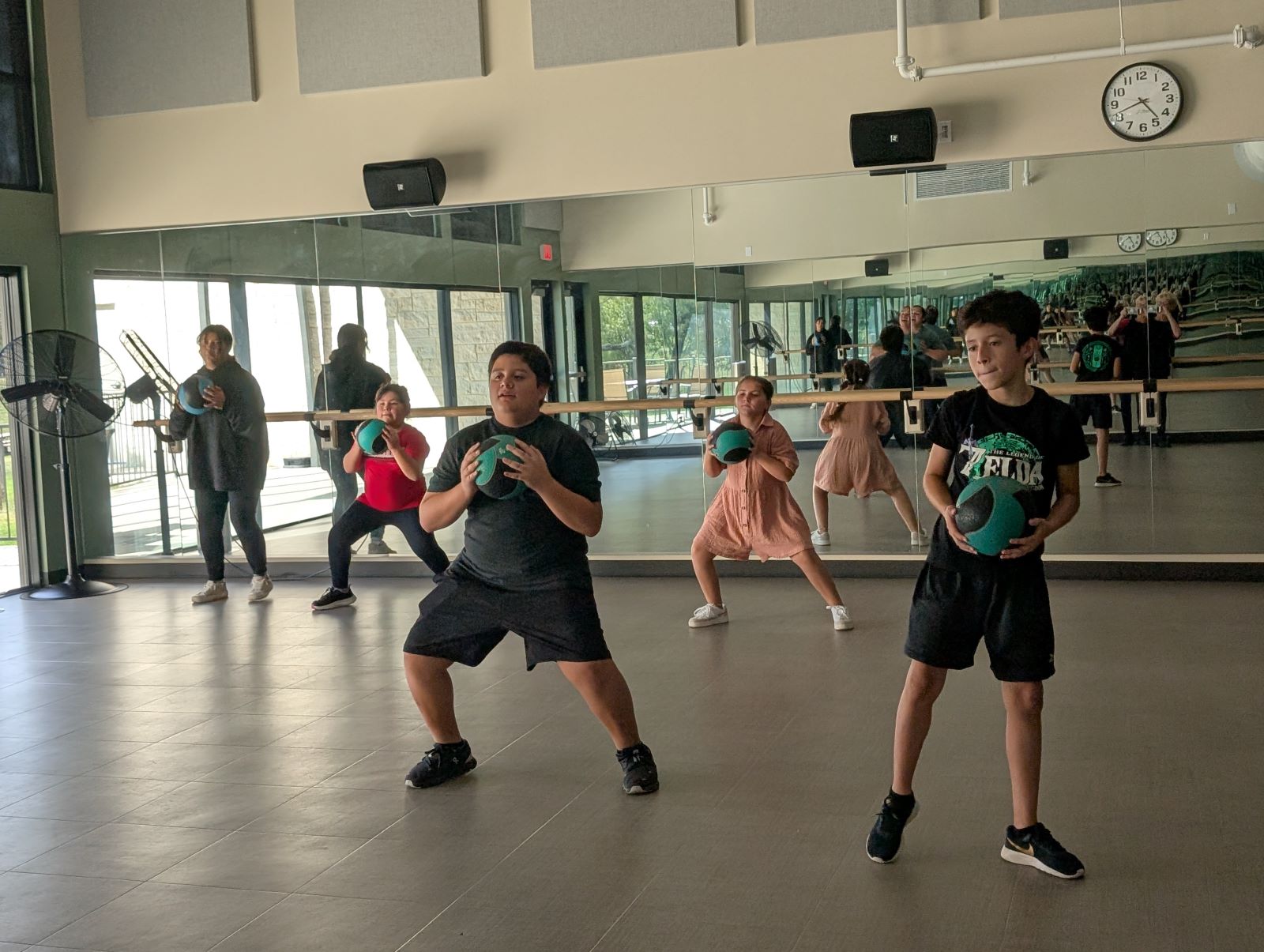 Healthy Together participants working out at the Create Healthy Wellness Center